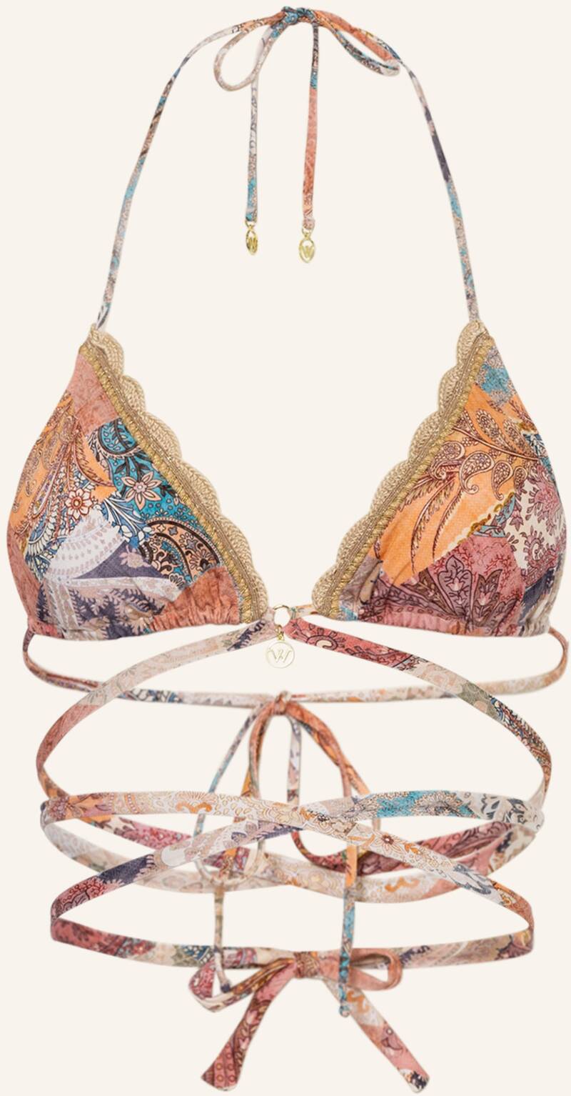 Watercult Triangel Bikini Top Paisley Savage Beige