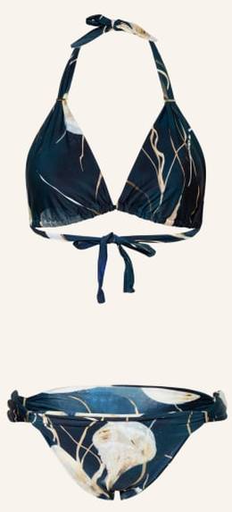 Lenny Niemeyer Triangel-Bikini mit Uv-Schutz blau
