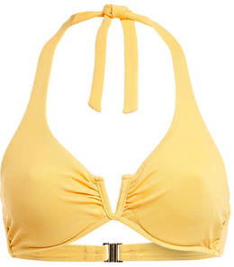 Beachlife Neckholder-Bikini-Top Warm Apricot gelb