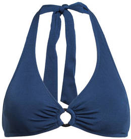Watercult Neckholder-Bikini-Top Summer Solids blau
