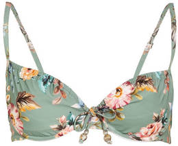 Watercult Bügel-Bikini-Top Boho Blossom gruen