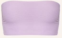 Seafolly Bandeau-Bikini-Top Essentials violett