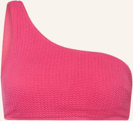 Seafolly One-Shoulder-Bikini-Top Sea Dive pink