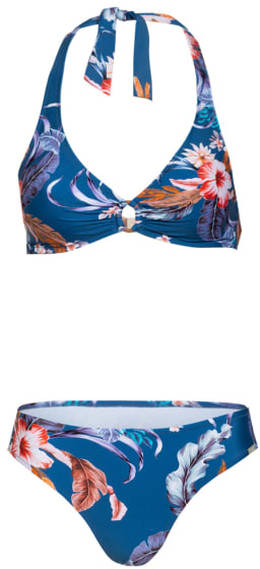 Lidea Neckholder-Bikini Kauai blau