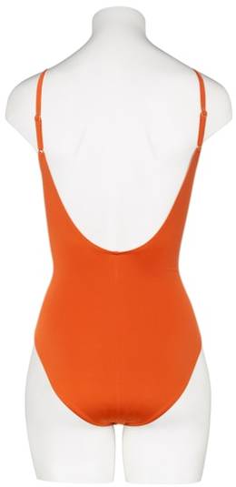 Maryan Mehlhorn Bügel-Badeanzug Sartorial orange