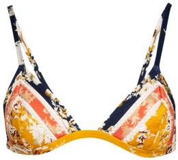 Watercult Triangel-Bikini-Top Patchwork Florals orange