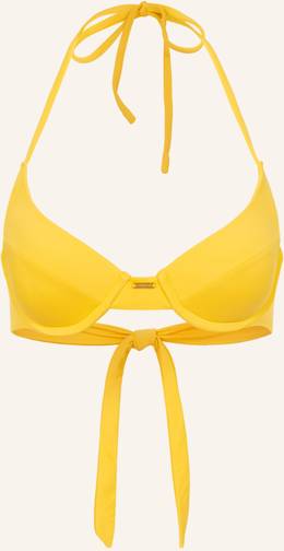 Lanasia Neckholder-Bikini-Top Portocervo gelb