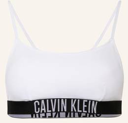Calvin Klein Bustier-Bikini-Top intense Power weiss