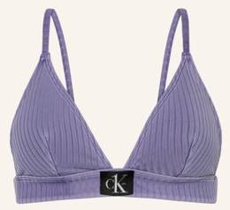 Calvin Klein Triangel-Bikini-Top Ck Authentic violett