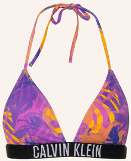 Calvin Klein Triangel-Bikini-Top intense Power violett