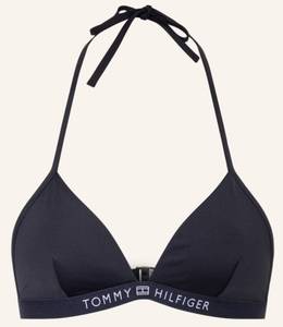 Tommy Hilfiger Triangel-Bikini-Top blau