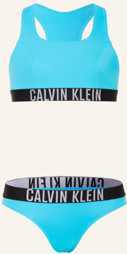 Calvin Klein Bustier-Bikini intense Power blau