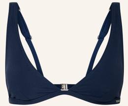 Marc O'polo Triangel-Bikini-Top mit Uv-Schutz blau