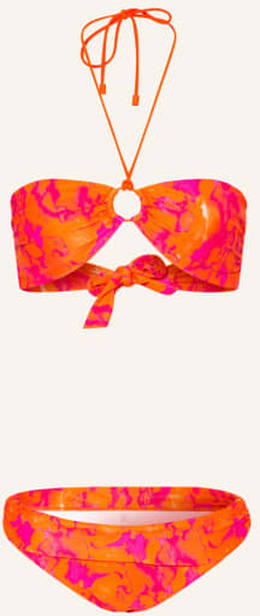 Fire+Ice Bandeau-Bikini Ciana orange