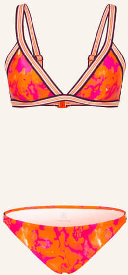 Fire+Ice Bralette-Bikini Claudine orange
