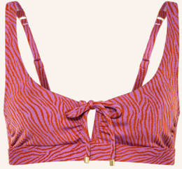 Cyell Bustier-Bikini-Top Zumba Zebra pink