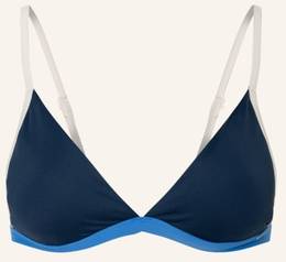 Skiny Sunset Glamour Triangel-Bikini-Top Every Summer blau
