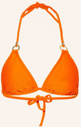 Heidi Klein Triangel-Bikini-Top Sunset Zanzibar orange