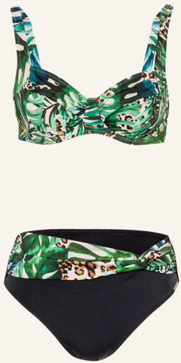 Charmline Bügel-Bikini Green Tiger gruen