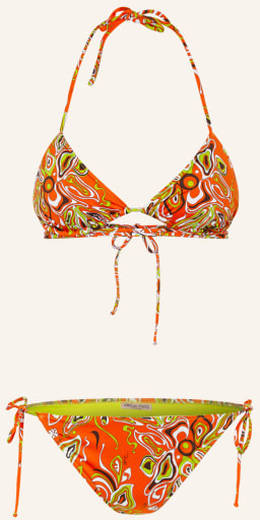 Emilio Pucci Triangle-Bikini-Top orange