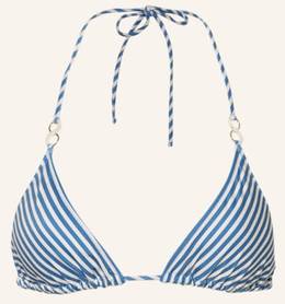 Watercult Triangel-Bikini-Top Seaside Vaycay blau