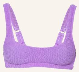 Watercult Bustier-Bikini-Top Textured Basics violett