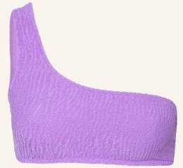 Watercult One-Shoulder-Bikini-Top Textured Basics violett