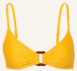 Watercult Bralette-Bikini-Top Jungle Mania gelb
