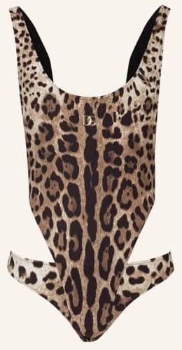 Dolce & Gabbana Set: Badeanzug und Bikini-Hose schwarz