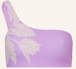 Seafolly One-Shoulder-Bikini-Top Fleur De Bloom violett