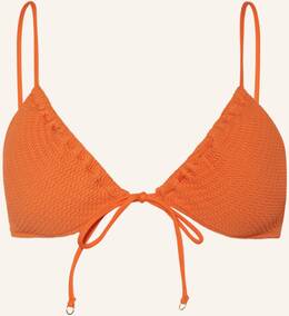 Seafolly Triangel-Bikini-Top Sea Dive orange