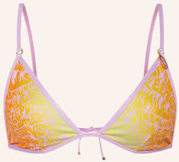 Stella Mccartney Swimwear Triangel-Bikini-Top Smile orange