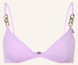 Stella Mccartney Swimwear Triangel-Bikini-Top Falabella violett