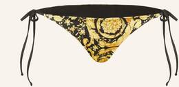 Versace Triangel-Bikini-Hose Barocco schwarz