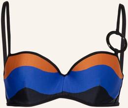 andres Sarda Balconette-Bikini-Top Denis blau