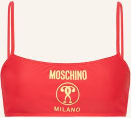 Moschino Bustier-Bikini-Top pink