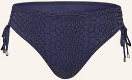 Cyell High-Waist-Bikini-Hose Solid Snake blau
