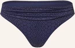 Cyell Basic-Bikini-Hose Solid Snake blau