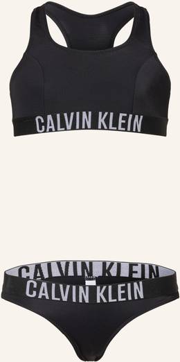 Calvin Klein Bustier-Bikini intense Power schwarz