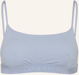 Calvin Klein Bralette-Bikini-Top Core Tonal blau