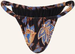 Seafolly Brazilian-Bikini-Hose Silk Road schwarz
