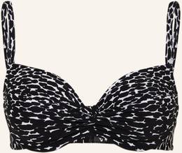 Maryan Mehlhorn Bügel-Bikini-Top Capture schwarz