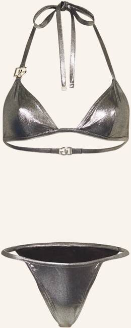 Dolce & Gabbana Triangel-Bikini silber