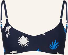 Seafolly Bralette-Bikini-Top La Palma Zum Wenden blau