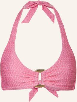 Heidi Klein Neckholder-Bikini-Top Guana Island pink