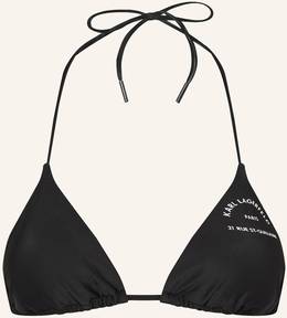 Karl Lagerfeld Bikini-Top schwarz