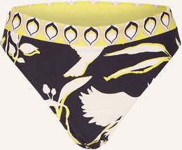 Seafolly High-Waist-Bikikini-Hose Birds Of Paradise schwarz