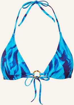 Vilebrequin Triangel-Bikini Flox blau