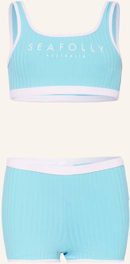 Seafolly Bustier-Bikini Essentials blau