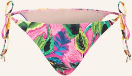 Pq Triangel-Bikini-Hose Bahama Beach mit Schmuckperlen pink